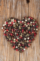 Coor Pepper on Wood