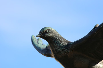 bronze pigeon