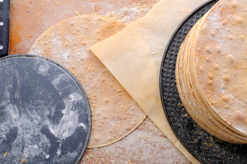 abstract background cookware