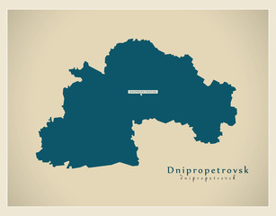 Modern Map - Dnipropetrovsk UA