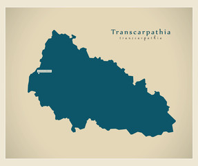 Modern Map - Transcarpathia UA