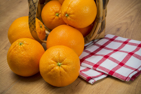 Detalle de naranjas