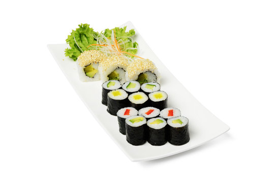 Sushi, Teller, frisch