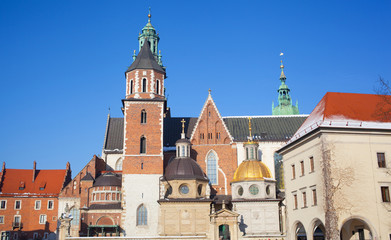 Fototapeta na wymiar Wawel castle, Krakow, Poland