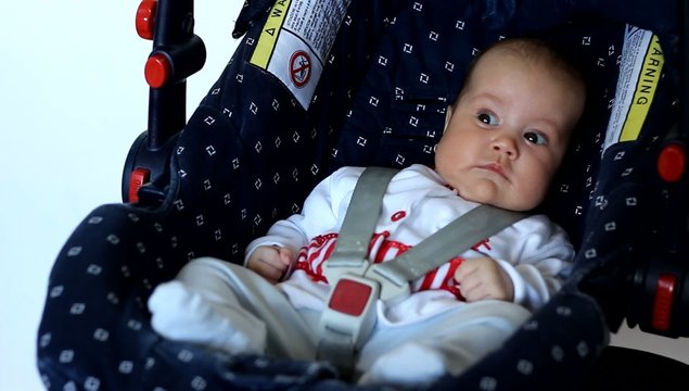 Baby on Child Safety Seat