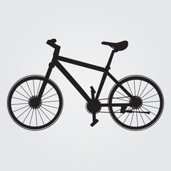 Bike  icon silhouette