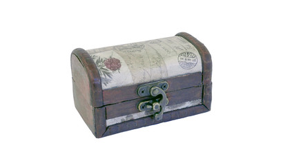 Ukrainian chest with money treasure