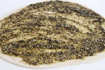Man'oushe in Preparation