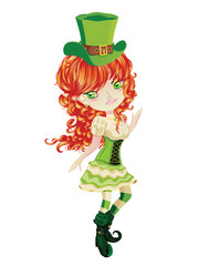 Cute Leprechaun Girl