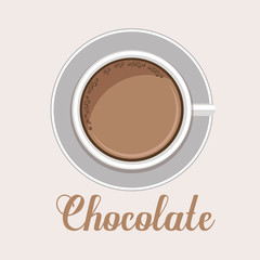 Chocolate design, vector illustration