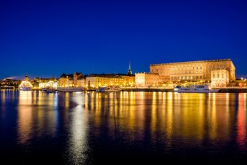 Fototapeta na wymiar Stockholm night view