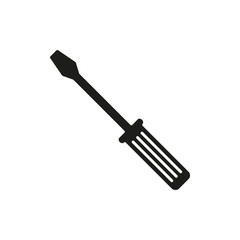 The screwdriver icon. Settings symbol. Flat