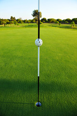 Obraz premium Golf course, Costa del Sol, Andalusia, Spain