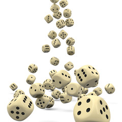 Würfel, Spielwürfel, fallend, Glücksspiel, Casino, Kasino, Dices