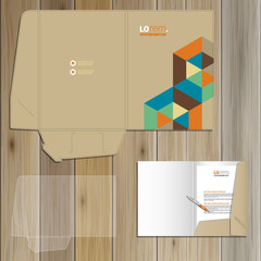 Folder template design