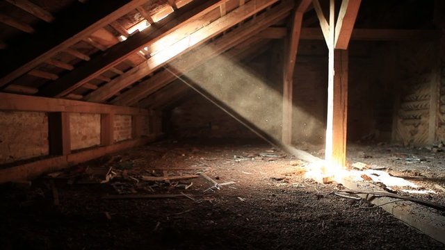 ray of sun enters the house