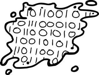 Outline of Binary Code in Blob