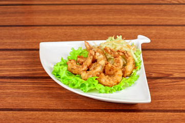 Fried shrimps