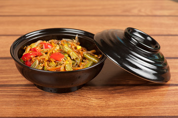 warm vegetable salad