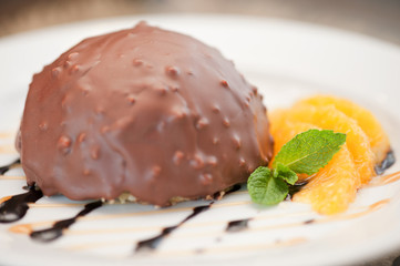 chocolate and orange croissant