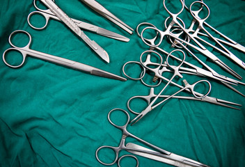 surgery equipment in the operating room