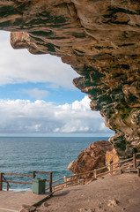 View from the cave at Cape St. Blaize