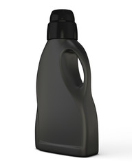 Black bottle template for detergent