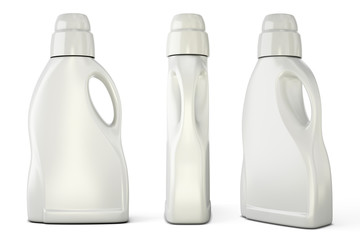 Bottle template for detergent from different types