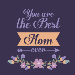 Obraz premium Happy Mothers day design