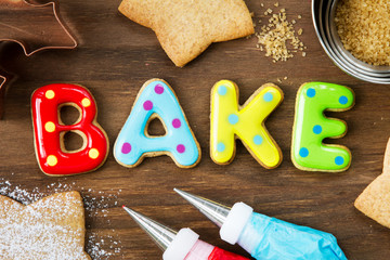 Cookies spelling bake