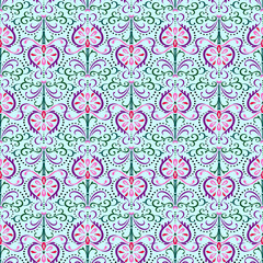 Pattern Oriental Flowers