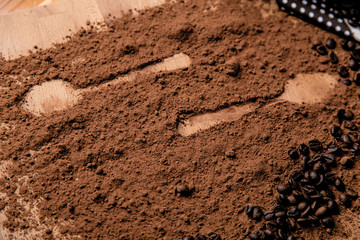 Traditional coffee, organic home concept