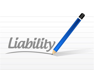 liability message sign illustration