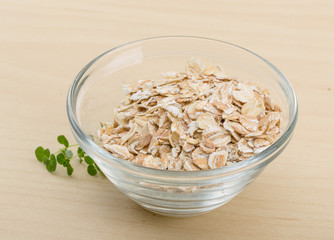 Dry oats