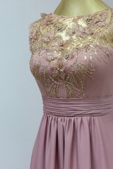 Fragment of a wedding dress.