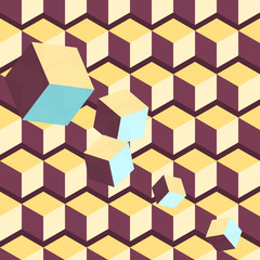 Seamless Geometric Pattern Isometric