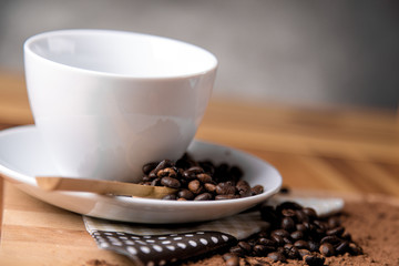 Coffee, ambient saturated home concept