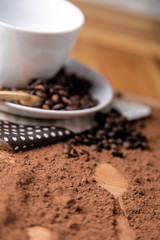 Coffee, ambient saturated home concept