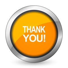 thank you orange icon