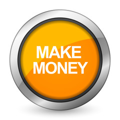 make money orange icon