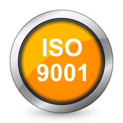 iso 9001 orange icon