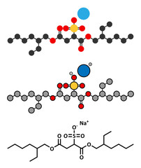 Docusate sodium (dioctyl sodium sulfosuccinate) stool softener