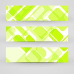 Vector banner set for your design