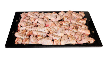Chicken wings redy to be cooked
