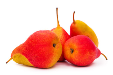 Fresh red pears