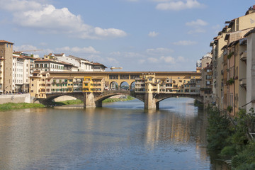 Obraz premium Bridge Ponte Vecchio in Florence