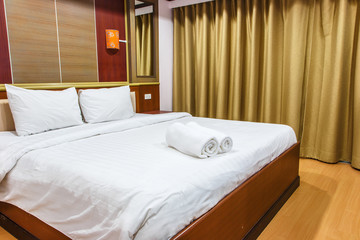 Obraz premium Towels on the bed