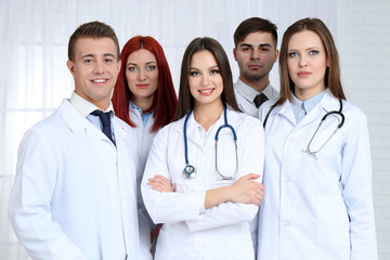 Fototapeta premium Medical workers in hospital