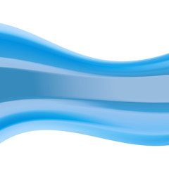 Abstract blue wave. Vector. 9