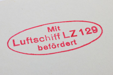 Poststempel Luftschiff LZ129 Hindenburg © pit24